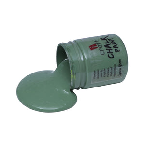 iCraft Premium Chalk Paint - Smooth, Creamy & Non-Toxic - Ideal for DIY & Resin Projects-100ml  Cypress Green
