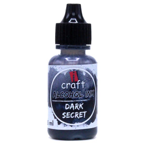 iCraft Alcohol Ink -Dark Secret  Vibrant and Versatile Ink for Resin and Abstract Art