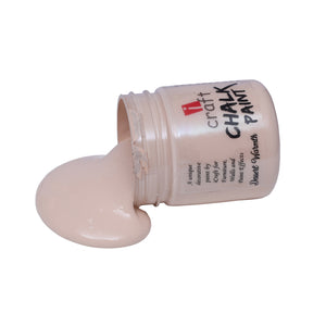 iCraft Premium Chalk Paint - Smooth, Creamy & Non-Toxic - Ideal for DIY & Resin Projects-250ml Dessert Warmth