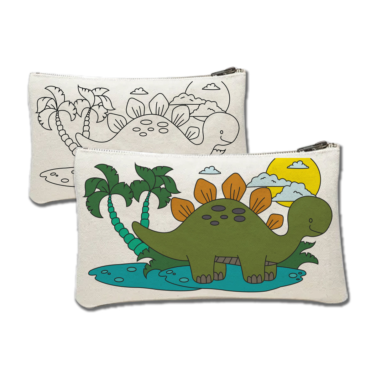 iCraft DIY Canvas Pouch Paint It Yourself Activity Kit for Kids Di