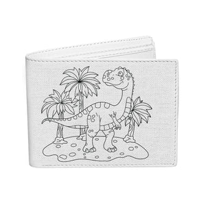 iCraft Canvas Wallet-Dinosaur