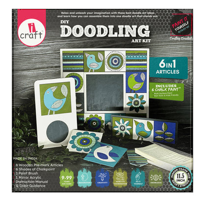 iCraft DIY Doodling Art Kit - Home Decor with a Twist