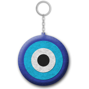 iCraft DIY Felt Keychain - Sewing Kit Keychain Home Decor Art Kit for Kids-Evil Eye