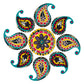 iCraft DIY Rangoli Kit  (Mango Paisley-FB 47)