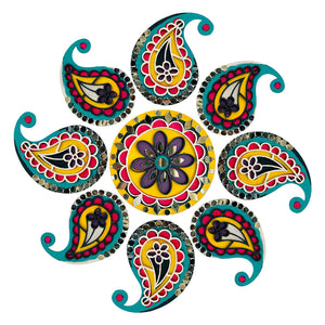 iCraft DIY Rangoli Kit  (Mango Paisley-FB 47)