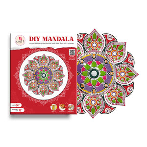 iCraft DIY Rangoli Kit  (DROP MANDALA-FB 54)