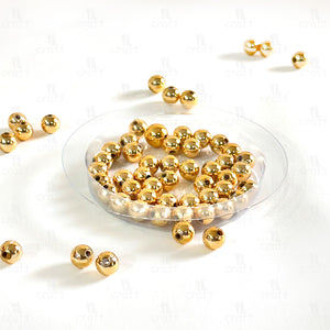 “Golden Moti Beads -M  Illuminate Your Creations!”