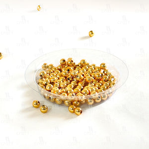 “Golden Moti Beads -S  Illuminate Your Creations!”