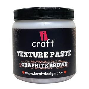 Graphite Brown by iCraft: Clear Gloss Paste for 3D Embossing Effects-250ml