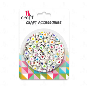 iCraft Accessories-Heart Beads 1