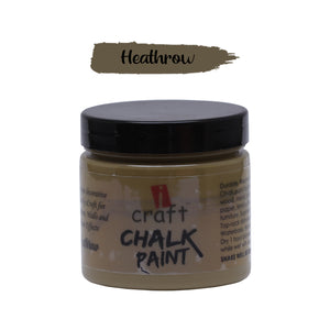 iCraft Premium Chalk Paint - Smooth, Creamy & Non-Toxic - Ideal for DIY & Resin Projects-250ml Heathrow
