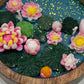 Lotus flowers and pond setup mould