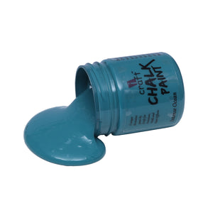 iCraft Premium Chalk Paint - Smooth, Creamy & Non-Toxic - Ideal for DIY & Resin Projects-100ml  Intense Ocean