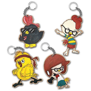 iCraft DIY Keychain Set - Paint It Yourself Activity Kit Art Kit for Kids - It's Our Time