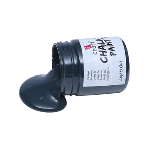 iCraft Premium Chalk Paint - Smooth, Creamy & Non-Toxic - Ideal for DIY & Resin Projects-250ml Lights Out