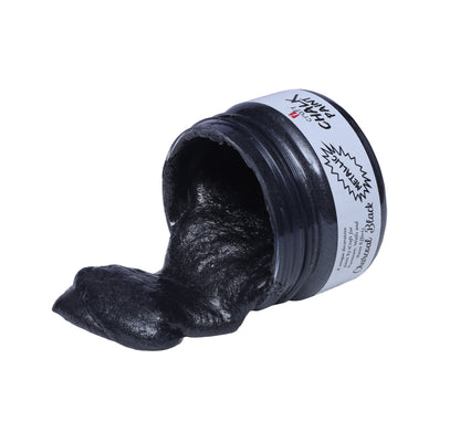 iCraft Metallic Chalk Paint - Smooth, Creamy & Non-Toxic - Ideal for DIY & Resin Projects-60ml Charcoal Black