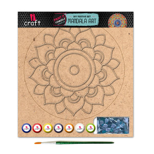 iCraft DIY Mandala Art Kit - Festive Home Decor - MA001
