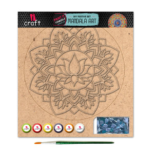 iCraft DIY Mandala Art Kit - Festive Home Decor - MA003