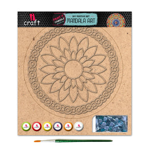 iCraft DIY Mandala Art Kit - Festive Home Decor - MA005