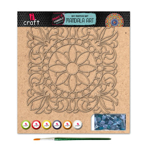 iCraft DIY Mandala Art Kit - Festive Home Decor - MA008