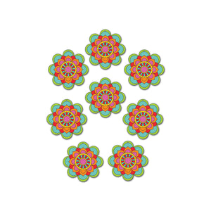 iCraft DIY Lighting Banner - Paint It Yourself Home Decor Art Kit - Mandala