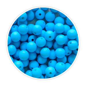 iCraft Accessories-Blue  Moti (Matt) 8mm.Pack Of 20 Grams