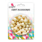 iCraft Accessories-Cream Moti (Matt) 8mm.Pack Of 20 Grams