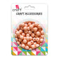 iCraft Accessories-Peach Moti (Matt) 8mm.Pack Of 20 Grams