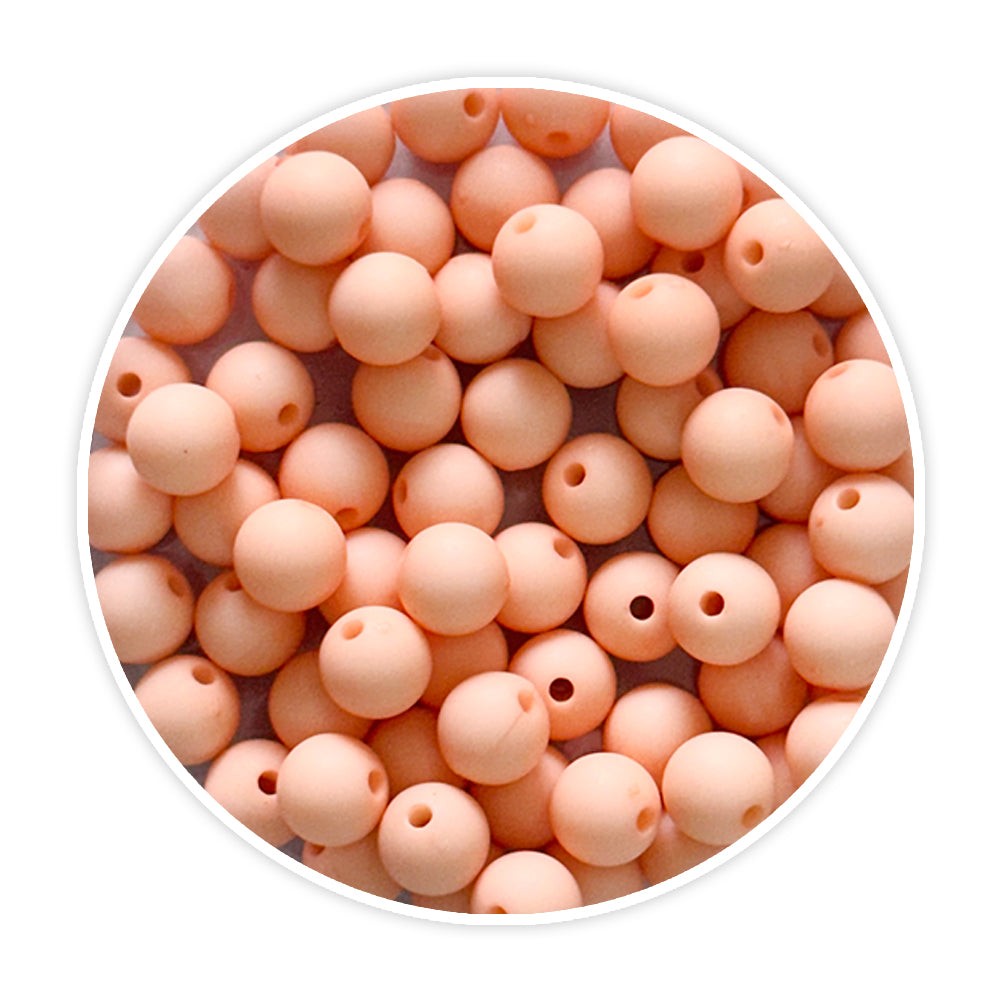 iCraft Accessories-Peach Moti (Matt) 8mm.Pack Of 20 Grams