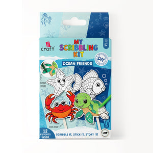iCraft My Scribbling Kit- Ocean Friends