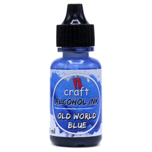 iCraft Alcohol Ink -Old World Blue Vibrant and Versatile Ink for Resin and Abstract Art