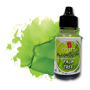 iCraft Alcohol Ink -Palm Tree Vibrant and Versatile Ink for Resin and Abstract Art