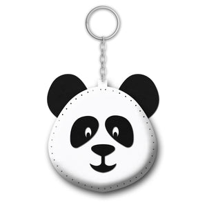iCraft DIY Felt Keychain - Sewing Kit Keychain Home Decor Art Kit for Kids-Panda