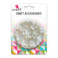 iCraft Pearl Hang Beads 2  - Delicate Floral Charm