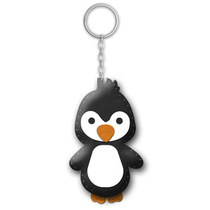 iCraft DIY Felt Keychain - Sewing Kit Keychain Home Decor Art Kit for Kids-Penguin