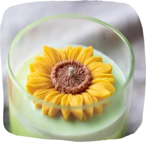 Sunflower Silicone Mould — for Resin, Wax & Clay