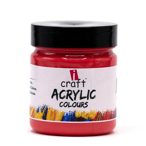 iCraft Acrylic Colour 120ml Red