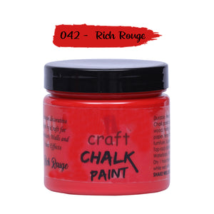 iCraft Premium Chalk Paint - Smooth, Creamy & Non-Toxic - Ideal for DIY & Resin Projects-250ml Rich Rough