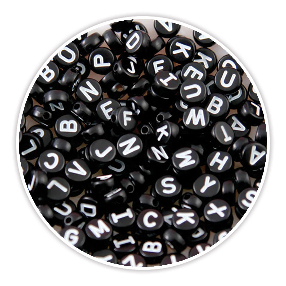 iCraft Alphabet Beads: BW Alphabet Create Personalized Jewelry and Mor
