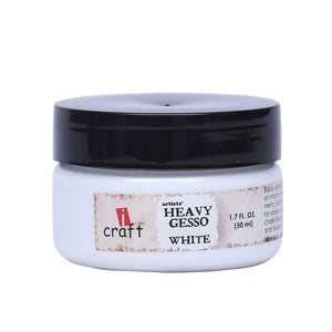 White Gesso by iCraft: Clear Gloss Primer for Any Surface