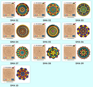 iCraft DIY Mandala Art Kit - 4"inch MRP125 bulk