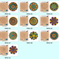 iCraft DIY Mandala Art Kit - 6"inch MRP175 bulk