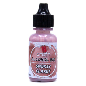 iCraft Alcohol Ink -Smokey Claret  Vibrant and Versatile Ink for Resin and Abstract Art