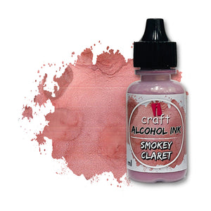 iCraft Alcohol Ink -Smokey Claret  Vibrant and Versatile Ink for Resin and Abstract Art