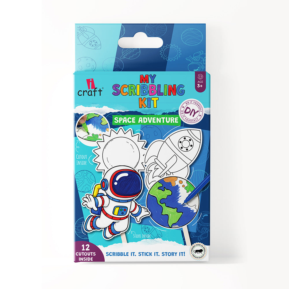 iCraft My Scribbling Kit- Space Adventure