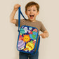 iCraft SPACE DIY Sling Bag for Kids – Customize Your Own Space Adventure Bag with 6 Markers – Art & Craft Kit for Boys & Girls Age 6+ – 8"x10" Size