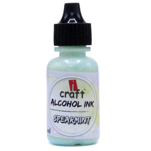 iCraft Alcohol Ink -Spearmint Vibrant and Versatile Ink for Resin and Abstract Art