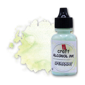 iCraft Alcohol Ink -Spearmint Vibrant and Versatile Ink for Resin and Abstract Art