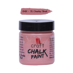 iCraft Premium Chalk Paint - Smooth, Creamy & Non-Toxic - Ideal for DIY & Resin Projects-100ml  St Charles Street