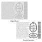 iCraft Multi-Surface Stencils - Perfect for Walls, DIY & Resin Art Projects | Reusable |12" x 18" Stencil-8405